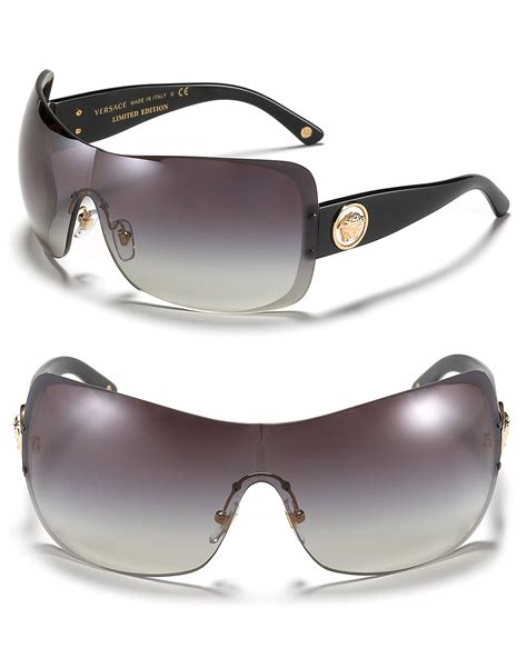 versace limited edition logo shield sunglasses|Versace sunglasses official website.